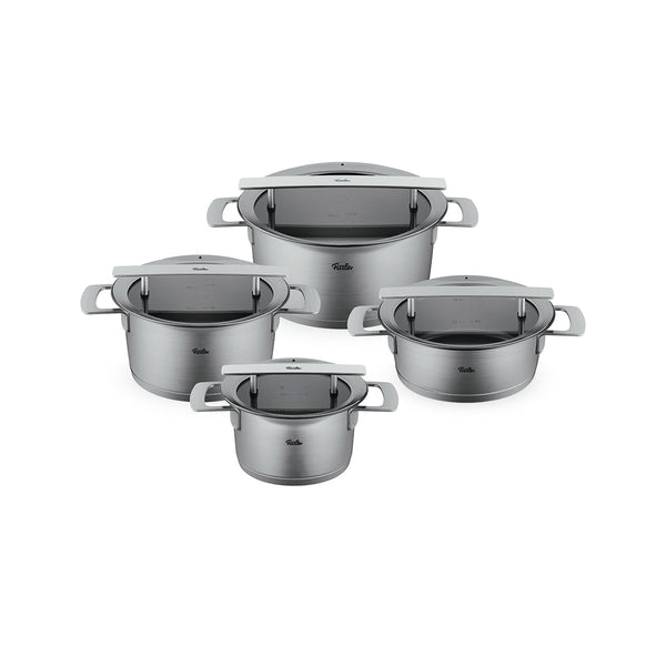 Phi Collection® 4-delige pannenset met glazen deksels