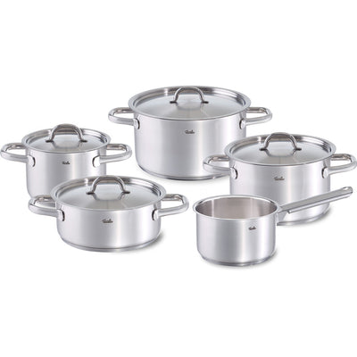 Fissler Family Line 5-delige pannenset met metalen deksels