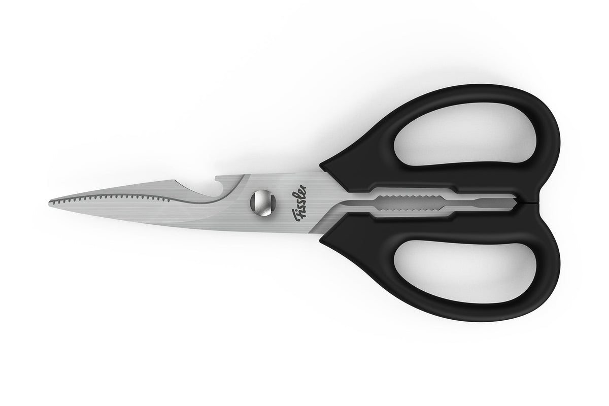 Multifunctionele schaar met flesopener