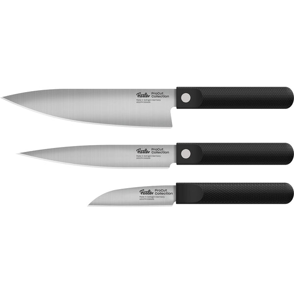 Fissler ProCut 3-delige set met koksmes, vleesmes en schilmesje