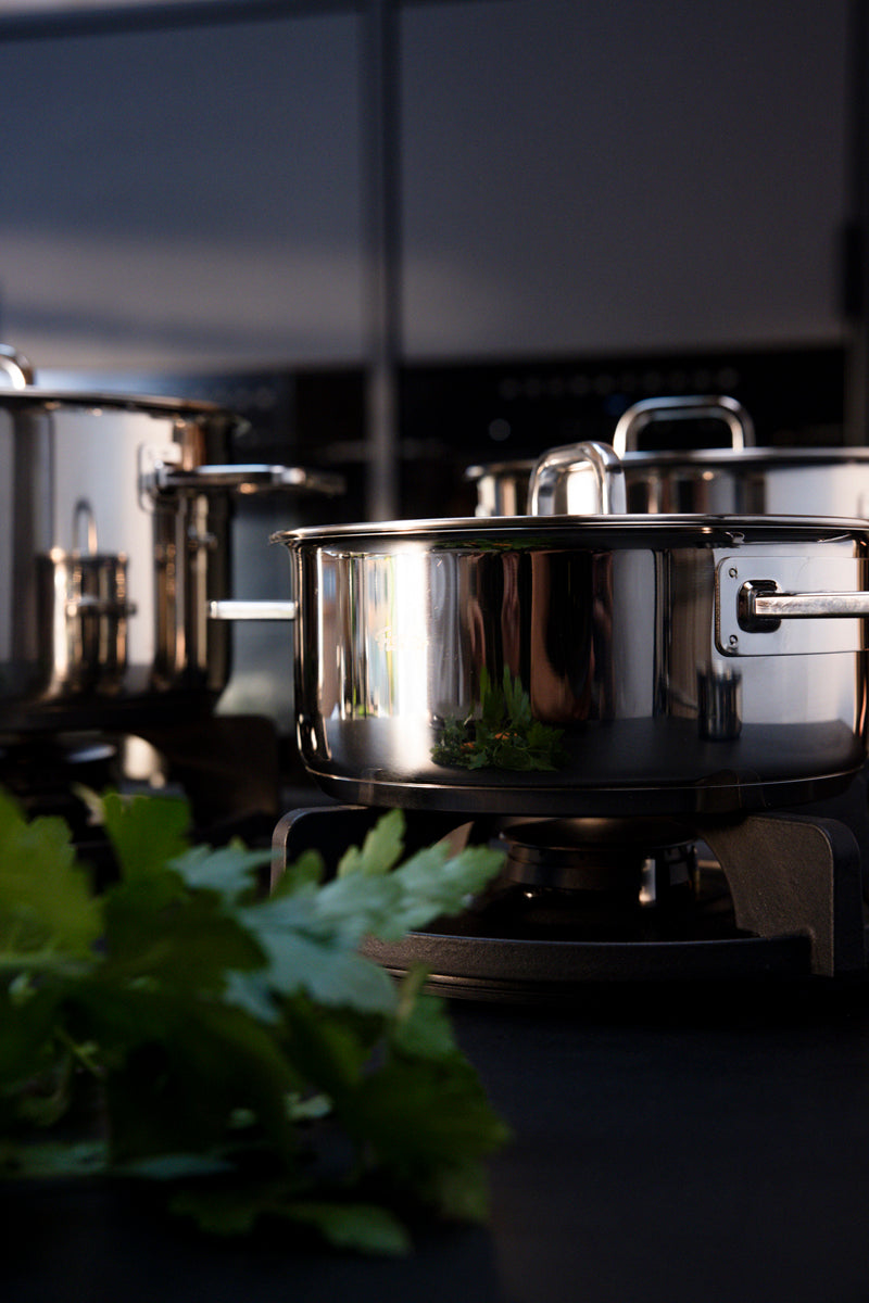 Viseo® Pro braadpan met glazen deksel 20 cm