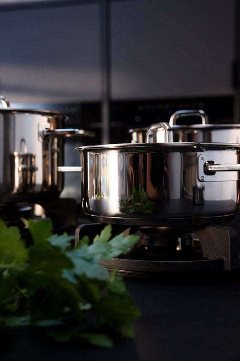 Viseo® Pro braadpan met glazen deksel 20 cm