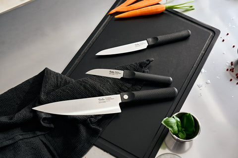 Fissler ProCut 3-delige set met koksmes, universeel mes en schilmesje