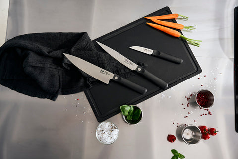 Fissler ProCut 3-delige set met koksmes, vleesmes en schilmesje