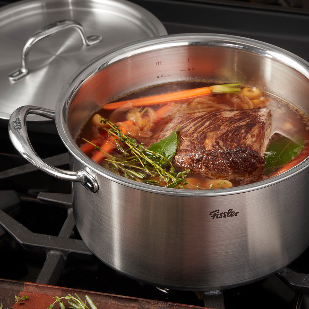 M5 Pro-Ply® kookpan met metalen deksel