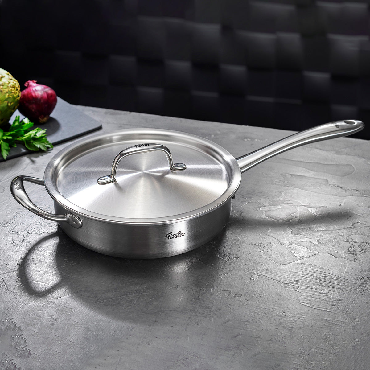 M5 Pro-Ply® sauteerpan met metalen deksel