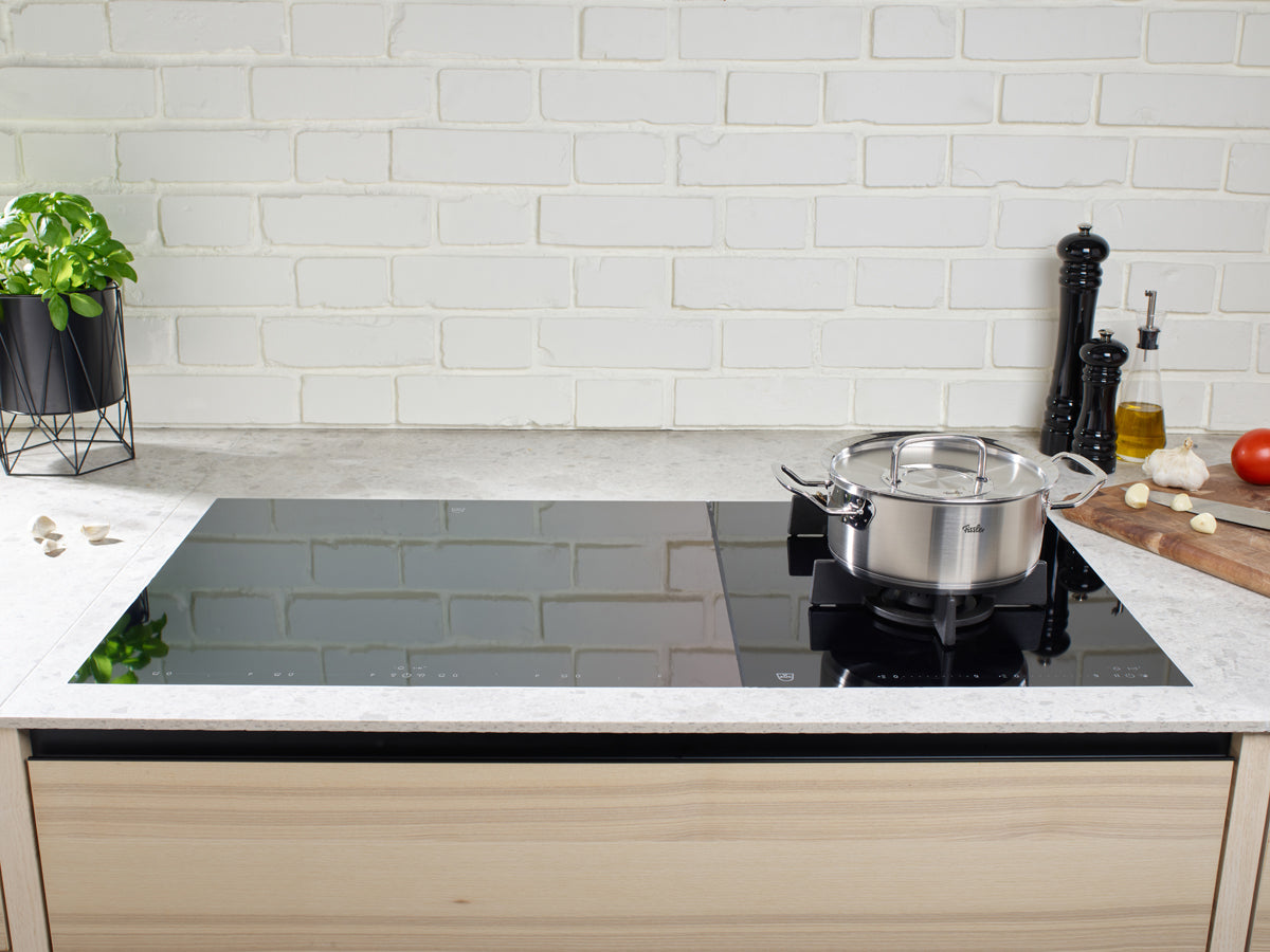 Original-Profi Collection® 5-delige pannenset met metalen deksels