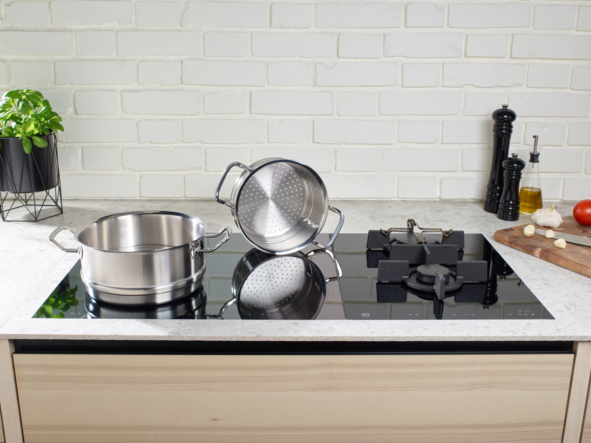 Original-Profi Collection® 6-delige pannenset met glazen deksels