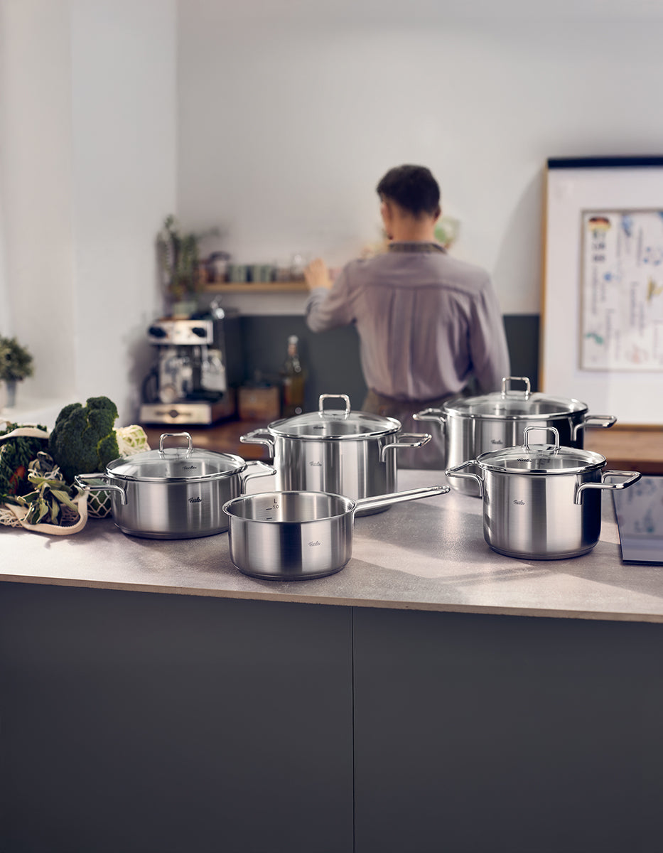 Fissler SatiTherm 5-delige pannenset met glazen deksels
