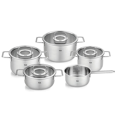 Fissler Pure Collection® 5-delige pannenset met glazen deksels