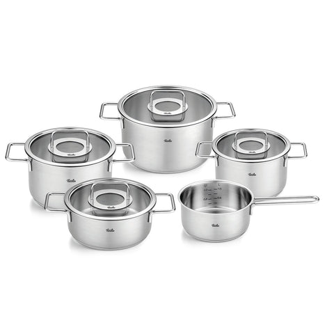 Fissler Pure Collection® 5-delige pannenset met glazen deksels