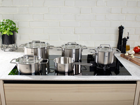 Fissler Pure Collection® 5-delige pannenset met glazen deksels