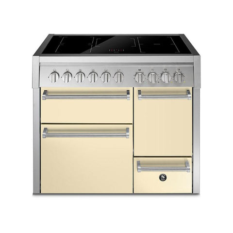 Steel fornuis Genesi 100/3 - 100 cm Inductie fornuis | GQ10SFF-D-5FI | Model 2026
