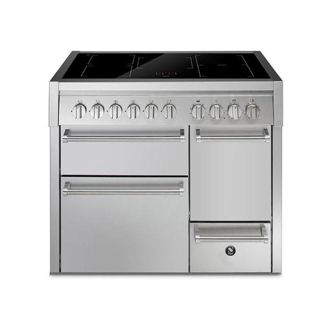 Steel fornuis Genesi 100/3 - 100 cm Inductie fornuis | GQ10SFF-D-5FI | Model 2026