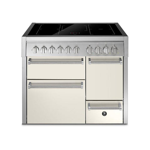 Steel fornuis Genesi 100/3 - 100 cm Inductie fornuis | GQ10SFF-D-5FI | Model 2026