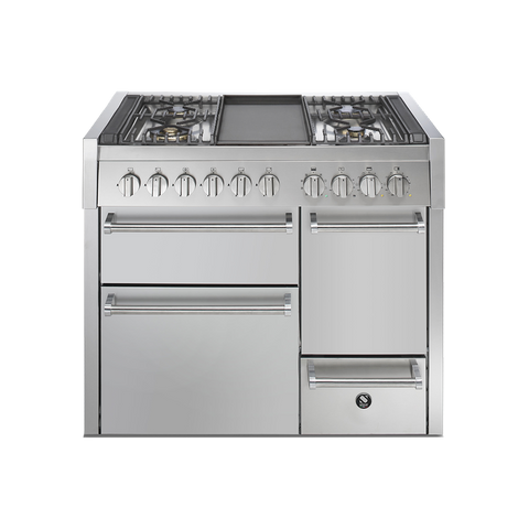Steel Genesi 100/3 Gasfornuis Solid Door 100 cm | GQ10SFF-D | Model 2026