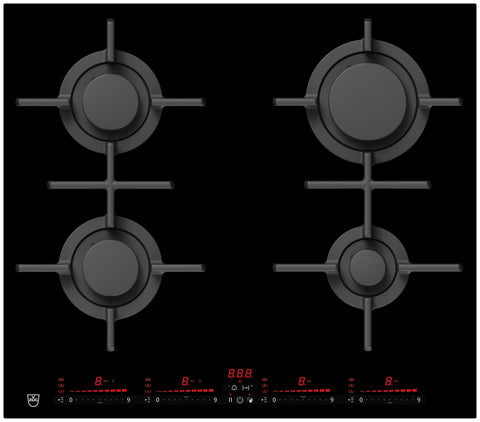 V-ZUG Gaskookplaat met 4 kookzones - 60 cm (GAS641GS)