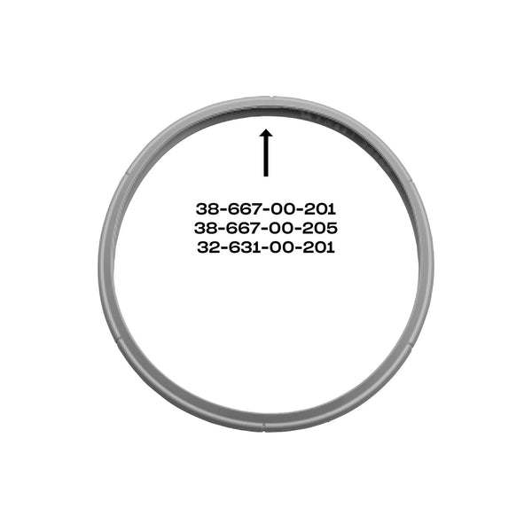 Rubberen afdichtingsring 22 cm voor snelkookpannen van vóór 2010