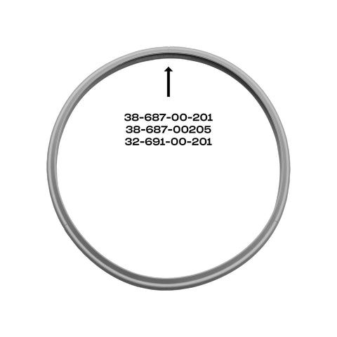 Rubberen afdichtingsring 26 cm voor snelkookpannen van vóór 2010