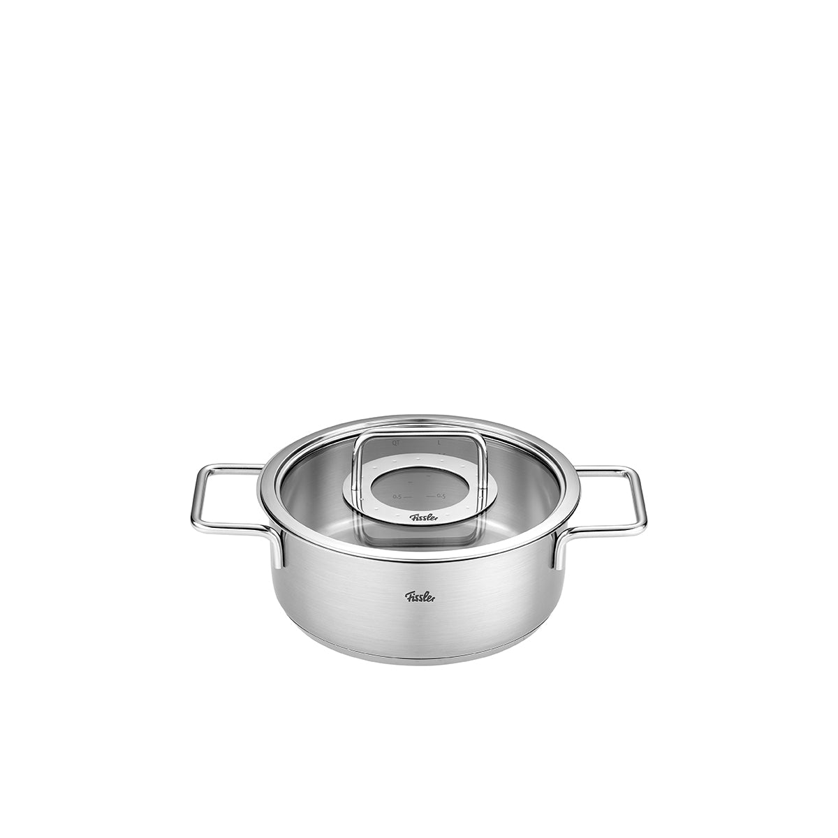 Fissler Pure Collection® 4-delige pannenset met glazen deksels