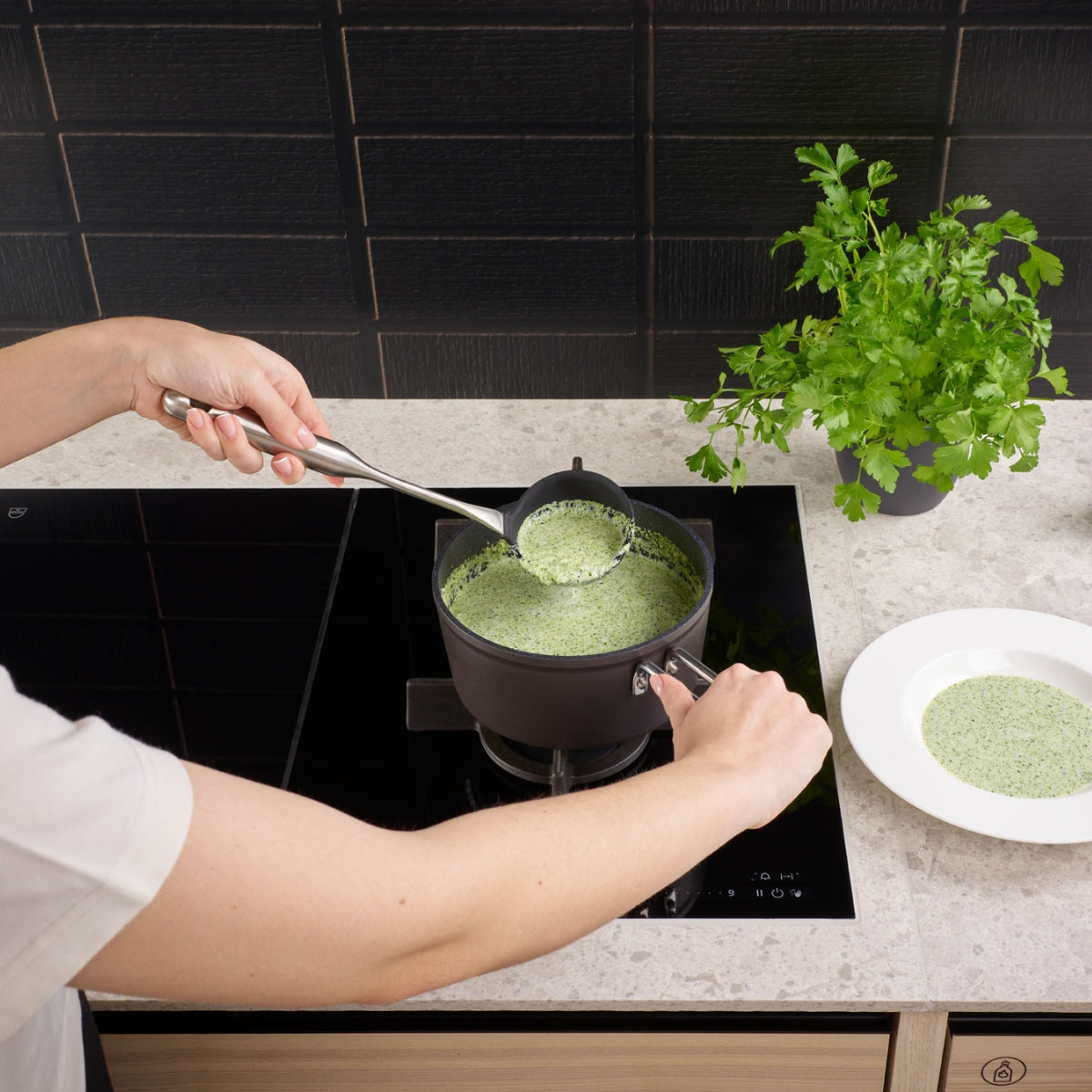 Fissler Essential® soeplepel met siliconen