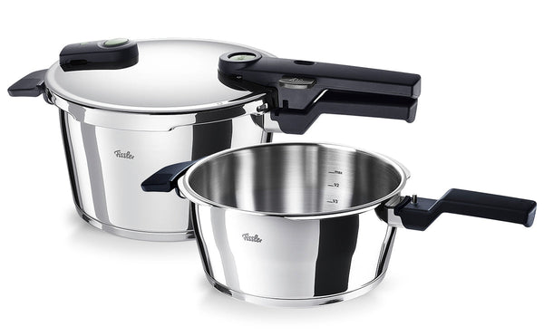 Vitaquick® Elemental 2-delige set met snelkookpan 4,5 l & snelbraadpan 2,5 l