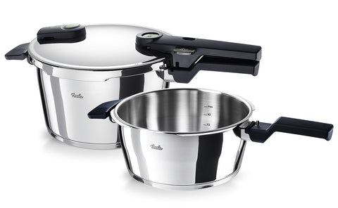 Vitaquick® Elemental 2-delige set met snelkookpan 4,5 l & snelbraadpan 2,5 l