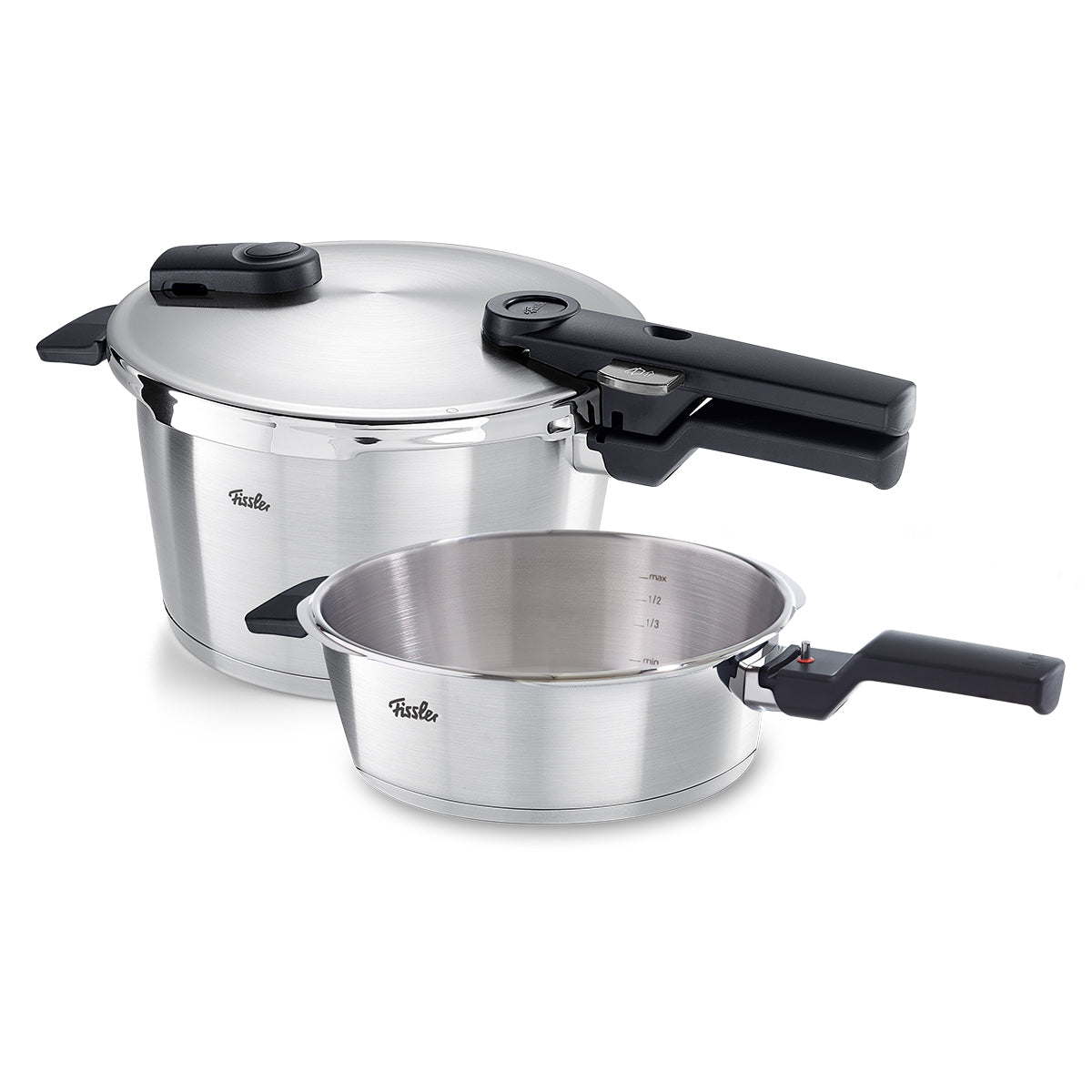 Vitaquick® Premium 2-delige set met snelkookpan 4,5 l & snelbraadpan 2,5 l
