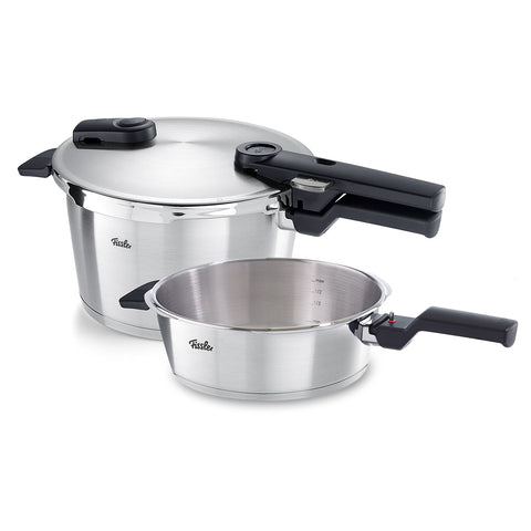 Vitaquick® Premium 2-delige set met snelkookpan 4,5 l & snelbraadpan 2,5 l