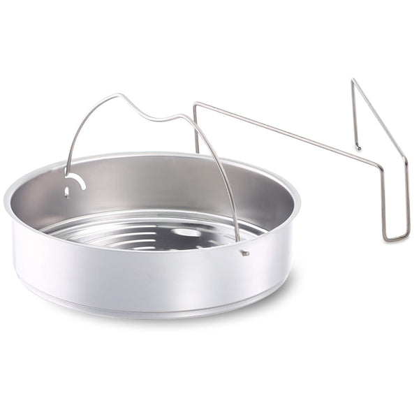 Snelkookpan-accessoire inzet, ongeperforeerd (incl. driepoot)
