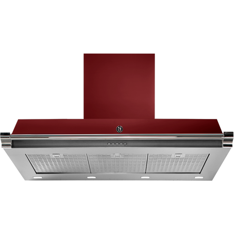 Steel Ascot AKL100 afzuigkap 100 cm Bordeaux Chroom