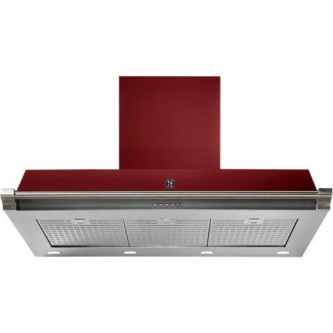 Steel Ascot AKL100 afzuigkap 100 cm Bordeaux Nikkel