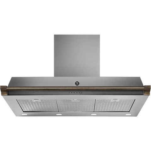 Steel Ascot AKL100 afzuigkap 100 cm Inox (Stainless Steel) Brons
