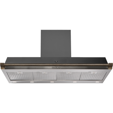 Steel Ascot AKL120 Afzuigkap met soft-touch bediening Antraciet Brons