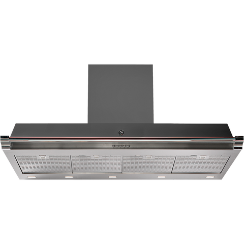 Steel Ascot AKL120 Afzuigkap met soft-touch bediening Antraciet Chroom