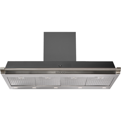 Steel Ascot AKL120 Afzuigkap met soft-touch bediening Antraciet Nikkel