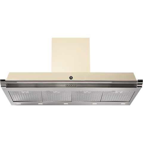 Steel Ascot AKL120 Afzuigkap met soft-touch bediening Créme Chroom