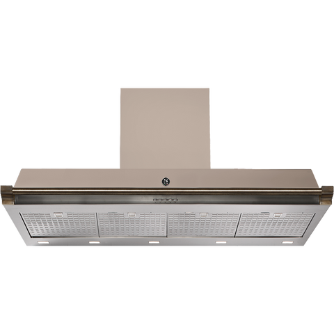 Steel Ascot AKL120 Afzuigkap met soft-touch bediening Sabbia Brons