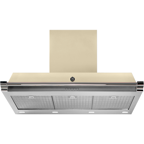 Steel AKL90 afzuigkap met LED-verlichting Créme Chroom
