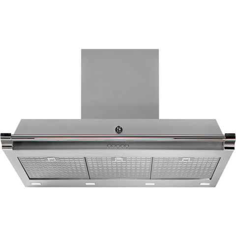 Steel AKL90 afzuigkap met LED-verlichting Inox Chroom