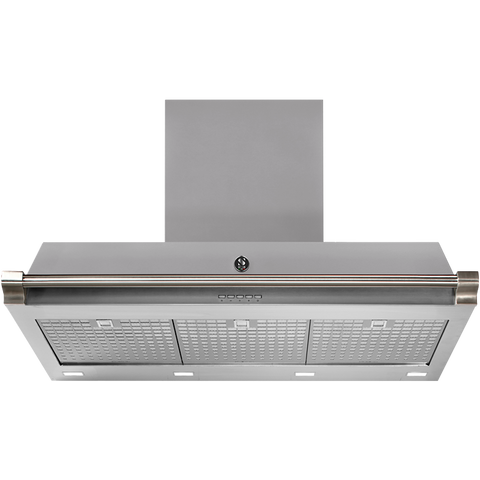 Steel AKL90 afzuigkap met LED-verlichting Inox Nikkel