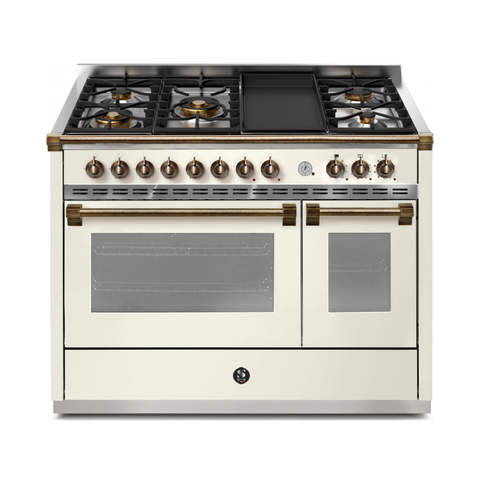 Steel Cucine Ascot Pulse 120 gasfornuis Nuvola + Brons (AP12FF-4TMNAB)