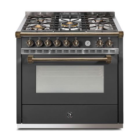 Steel Cucine Gasfornuis Ascot 90cm AP9F-4M AN B