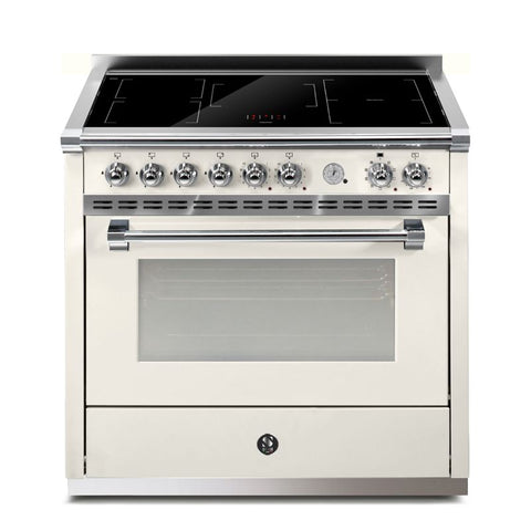 Steel Cucine Inductiefornuis Ascot Pulse 90cm – Inox, Mat Antraciet of Mat Wit | AP9F-5FI