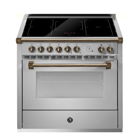 Steel Cucine Inductiefornuis Ascot Pulse 90cm – Inox, Mat Antraciet of Mat Wit | AP9F-5FI