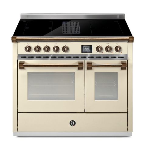 Steel Cucine inductie fornuis Ascot Mistral 100 met kookveldafzuiging | AQ10SF-4FIKW | Model 2026