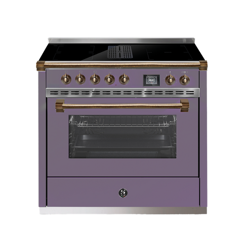 Steel Cucine inductie fornuis Ascot Mistral 90 met kookveldafzuiging | AQ9SF-4FIKW | Model 2026