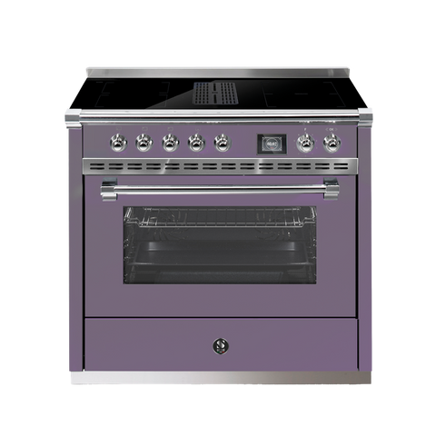 Steel Cucine inductie fornuis Ascot Mistral 90 met kookveldafzuiging | AQ9SF-4FIKW | Model 2026