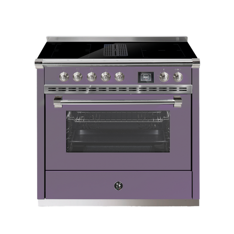 Steel Cucine inductie fornuis Ascot Mistral 90 met kookveldafzuiging | AQ9SF-4FIKW | Model 2026