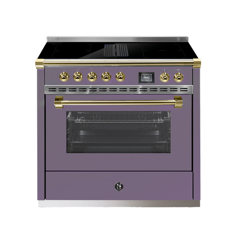Steel Cucine inductie fornuis Ascot Mistral 90 met kookveldafzuiging | AQ9SF-4FIKW | Model 2026